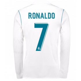 Nogometni Dresovi Real Madrid Cristiano Ronaldo 7 Domaći 2017/2018 Dugim Rukavima