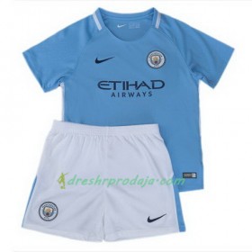 Nogometni Dresovi Manchester City Dječji Domaći 2017/2018 Kratkih Rukava