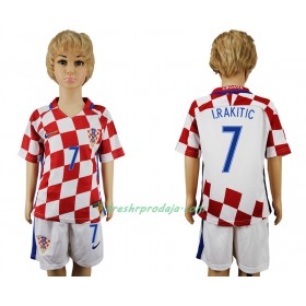 Nogometni Dresovi Hrvatska I.Rakitic 7 Dječji Domaći 2016 Kratkih Rukava