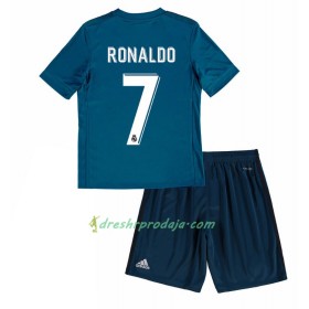 Nogometni Dresovi Real Madrid Cristiano Ronaldo 7 Dječji Treći 2017/2018 Kratkih Rukava