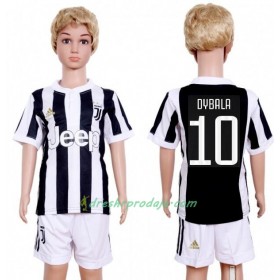 Nogometni Dresovi Juventus Paulo Dybala 10 Dječji Domaći 2017/2018 Kratkih Rukava