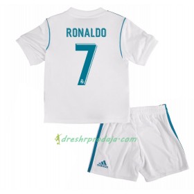 Nogometni Dresovi Real Madrid Cristiano Ronaldo 7 Dječji Domaći 2017/2018 Kratkih Rukava