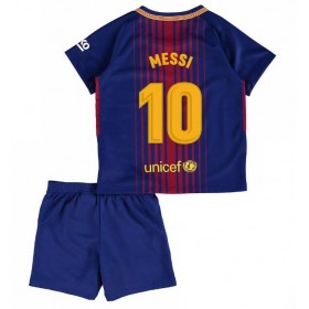 Nogometni Dresovi FC Barcelona Messi Dječji Domaći 2017/2018 Kratkih Rukava