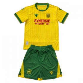 Nogometni Dresovi FC Nantes Dječji Domaći 2025-26 Kratkih Rukava