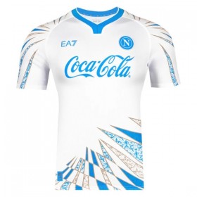 Nogometni Dresovi SSC Napoli Pre-Match 2025-26 Bijela Kratkih Rukava