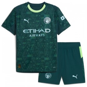 Nogometni Dresovi Manchester City EA Sport Dječji Četvrta 2025-26 Kratkih Rukava