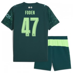 Nogometni Dresovi Manchester City Foden 47 EA Sport Dječji Četvrta 2025-26 Kratkih Rukava