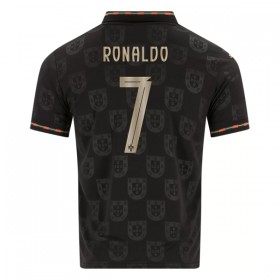 Nogometni Dresovi Portugal Black Panther Ronaldo 7 2025-26 Kratkih Rukava