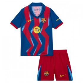Nogometni Dresovi FC Barcelona Dječji Četvrta 2025-26 Kratkih Rukava