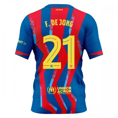 Nogometni Dresovi FC Barcelona F. De Jong 21 Četvrta 2025-26 Kratkih Rukava Nogometni Dresovi FC Barcelona F. De Jong 21 Četvrta 2025-26 Kratkih Rukava