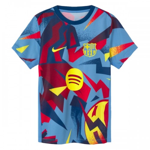 Nogometni Dresovi FC Barcelona Pre-Match 2025-26 Kratkih Rukava Nogometni Dresovi FC Barcelona Pre-Match 2025-26 Kratkih Rukava
