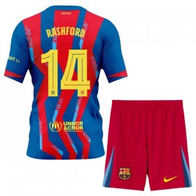 Nogometni Dresovi FC Barcelona Rashford 14 Dječji Četvrta 2025-26 Kratkih Rukava