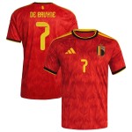 Nogometni Dresovi Belgija De Bruyne 7 Domaći Svjetsko Prvenstvo 2026 Kratkih Rukava