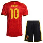 Nogometni Dresovi Belgija Lukaku 10 Dječji Domaći Svjetsko Prvenstvo 2026 Kratkih Rukava