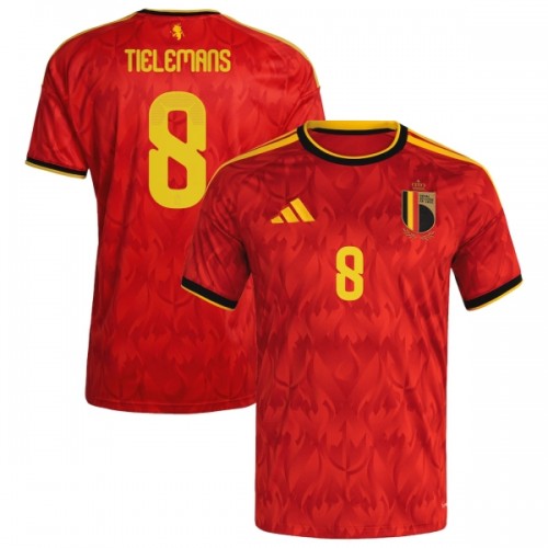 Nogometni Dresovi Belgija Tielemans 8 Domaći Svjetsko Prvenstvo 2026 Kratkih Rukava Nogometni Dresovi Belgija Tielemans 8 Domaći Svjetsko Prvenstvo 2026 Kratkih Rukava