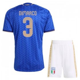 Nogometni Dresovi Italija Dimarco 3 Dječji Domaći Svjetsko Prvenstvo 2026 Kratkih Rukava