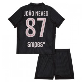 Nogometni Dresovi Paris Saint-Germain Joao Neves 87 Jordan Dječji Četvrta 2025-26 Kratkih Rukava