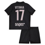 Nogometni Dresovi Paris Saint-Germain Vitinha 17 Jordan Dječji Četvrta 2025-26 Kratkih Rukava