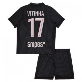 Nogometni Dresovi Paris Saint-Germain Vitinha 17 Jordan Dječji Četvrta 2025-26 Kratkih Rukava