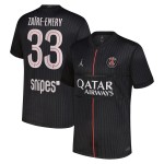 Nogometni Dresovi Paris Saint-Germain Zaire-Emery 33 Jordan Četvrta 2025-26 Kratkih Rukava