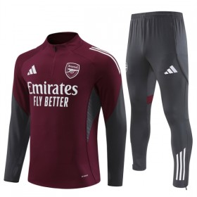 Arsenal Sweatshirt Za Trening Četvrt-Zip 2025-26 Crvena