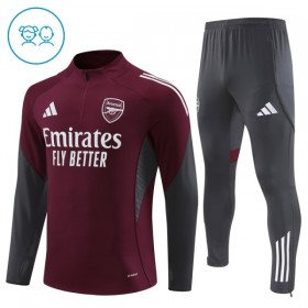 Dječji Arsenal Sweatshirt Za Trening Četvrt-Zip 2025-26 Crvena