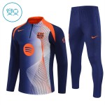 Dječji FC Barcelona Sweatshirt Za Trening Četvrt-Zip 2025-26 Plava
