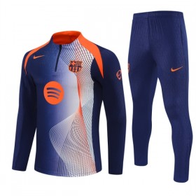 FC Barcelona Sweatshirt Za Trening Četvrt-Zip 2025-26 Plava
