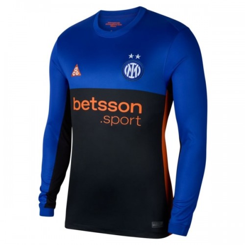 Nogometni Dresovi Inter Milan Četvrta 2025-26 Dugim Rukavima Nogometni Dresovi Inter Milan Četvrta 2025-26 Dugim Rukavima