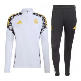 Real Madrid Sweatshirt Za Trening Četvrt-Zip 2026-27 Bijela