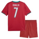 Nogometni Dresovi Portugal Ronaldo 7 Dječji Domaći Svjetsko Prvenstvo 2026 Kratkih Rukava