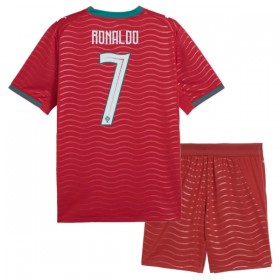 Nogometni Dresovi Portugal Ronaldo 7 Dječji Domaći Svjetsko Prvenstvo 2026 Kratkih Rukava
