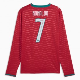 Nogometni Dresovi Portugal Ronaldo 7 Domaći Svjetsko Prvenstvo 2026 Dugim Rukavima