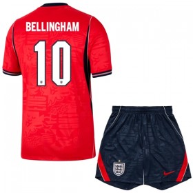 Nogometni Dresovi Engleska Bellingham 10 Dječji Gostujući Svjetsko Prvenstvo 2026 Kratkih Rukava