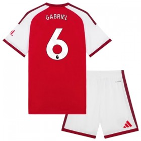 Nogometni Dresovi Arsenal Gabriel 6 Dječji Domaći 2026-27 Kratkih Rukava