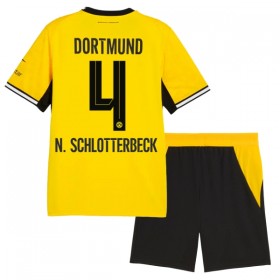 Nogometni Dresovi Borussia Dortmund N. Schlotterbeck 4 Dječji Domaći 2026-27 Kratkih Rukava