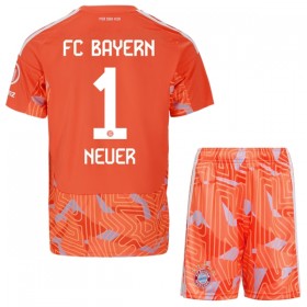 Nogometni Dresovi FC Bayern München Neuer 1 Golmanski Dječji Gostujući 2026-27 Kratkih Rukava