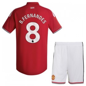 Nogometni Dresovi Manchester United B. Fernandes 8 Dječji Domaći 2026-27 Kratkih Rukava