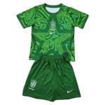 Nogometni Dresovi Brazil Golmanski Dječji Domaći Svjetsko Prvenstvo 2026 Zelena Kratkih Rukava Nogometni Dresovi Brazil Golmanski Dječji Domaći Svjetsko Prvenstvo 2026 Zelena Kratkih Rukava
