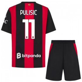 Nogometni Dresovi A.C. Milan Pulisic 11 Dječji Domaći 2026-27 Kratkih Rukava