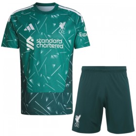 Nogometni Dresovi Liverpool Golmanski Dječji Domaći 2026-27 Zelena Kratkih Rukava