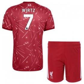 Nogometni Dresovi Liverpool Wirtz 7 Dječji Domaći 2026-27 Kratkih Rukava