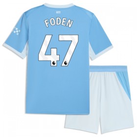Nogometni Dresovi Manchester City Foden 47 Dječji Domaći 2026-27 Kratkih Rukava
