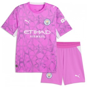 Nogometni Dresovi Manchester City Golmanski Dječji Gostujući 2026-27 Ružičasta Kratkih Rukava