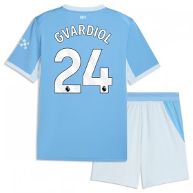 Nogometni Dresovi Manchester City Gvardiol 24 Dječji Domaći 2026-27 Kratkih Rukava