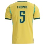 Nogometni Dresovi Brazil Casemiro 5 Domaći Svjetsko Prvenstvo 2026 Kratkih Rukava