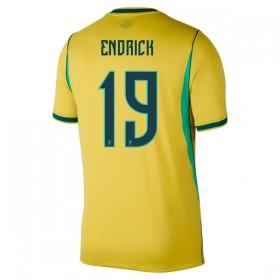 Nogometni Dresovi Brazil Endrick 19 Domaći Svjetsko Prvenstvo 2026 Kratkih Rukava