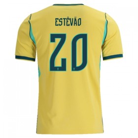 Nogometni Dresovi Brazil Estevao 20 Domaći Svjetsko Prvenstvo 2026 Kratkih Rukava