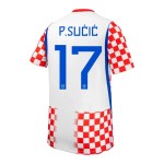Nogometni Dresovi Hrvatska P. Sucic 17 Domaći Svjetsko Prvenstvo 2026 Kratkih Rukava