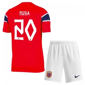 Nogometni Dresovi Norveška Nusa 20 Dječji Domaći Svjetsko Prvenstvo 2026 Kratkih Rukava